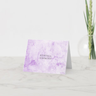 Aquarelle violette élégant