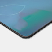 Aquarelle violette et Turquoise Vibrant Folio Cont (Coin)