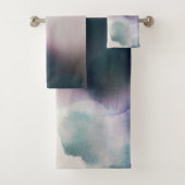 Aquarelle violette moderne Abstraite (En situation)