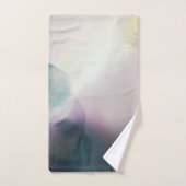 Aquarelle violette moderne Abstraite (Serviette à main)