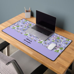 Aquarelle Violettes Violettes & Motif Floral
