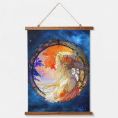 Aquarelle vive de Tapisserie murale de fille (Recto)