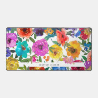 Aquarelle vive et audacieuse Florale personnalisée
