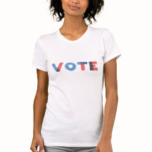 Aquarelle VOTE T-shirt féminin