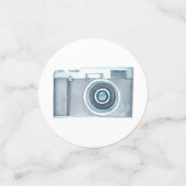 Aquarelle Voyage thème Baby shower Confetti (Petit recto)