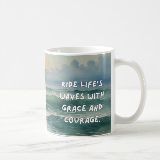 Aquarelle Waves Reveal Mug - Ride Waves (Droite)