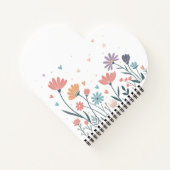 Aquarelle Whimsical Carnet Floral (Dos)