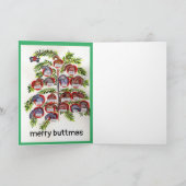 Aquarelle Whimsical des chiens secourus carte de N (Intérieur)