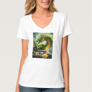 Aquarelle Whimsical Dragon Tee T-shirt Artistique