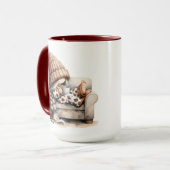 Aquarelle Whimsical Gnome Gift Mug (Devant gauche)