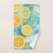 Aquarelle Whimsical Spa Citrus Citron & Lime Bain (Serviette à main)