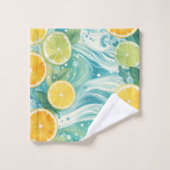 Aquarelle Whimsical Spa Citrus Citron & Lime Bain (Gant de toilette)