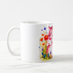 Aquarelle Whispers : Feline Fantasia - Mug