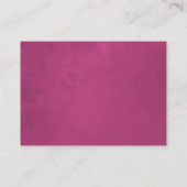 Aquarelle Wild Flower Baby shower Boekaanvraag Informatiekaartje (Achterkant)