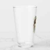 Aquarelle Wolf Faune Animal Art Verre (Droite)