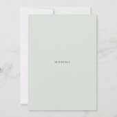 Aquarelle Woodland Invitation de douche nuptiale (Dos)