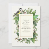 Aquarelle. Woodsy. Invitation à la fête de la remi (Devant)