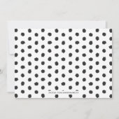 Aquarelle XOXO Valentin Carte photo - Noir (Dos)