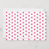 Aquarelle XOXO Valentin Carte photo - Rose (Dos)