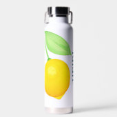 Aquarelle Yellow Lemons Bouteille d'eau personnali (Avant)