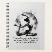 Aquarelle Yoga Reiki Pose King Pigeon à une jambe (Devant)