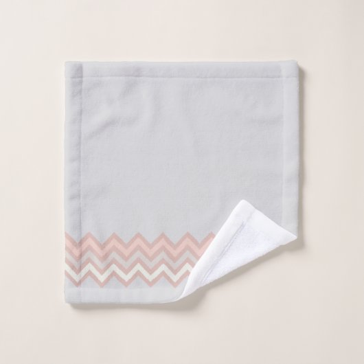 Aquarelle Zigzag Stripes Ins (Gant de toilette)