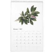 Aquarelles botaniques Calendrier 2022 (Feb 2027)