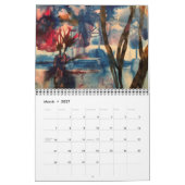 aquarelles, calendrier (Mar 2027)
