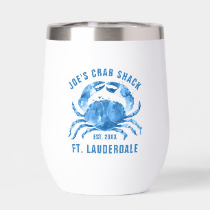 Aquarelles de crabe bleu Illustration Texte person