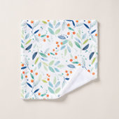 Aquarelles douces Illustration du motif botanique (Gant de toilette)