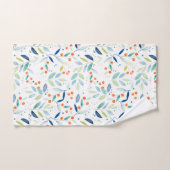Aquarelles douces Illustration du motif botanique (Serviette à main)