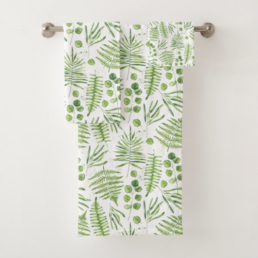 Aquarelles et Motif d'Eucalyptus (En situation)