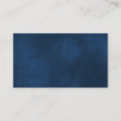 Aquarelles florales bleues garçon disquette cartes (Dos)