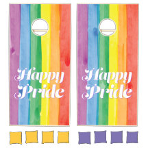 Aquarelles Happy Pride Arc-en-Ciel