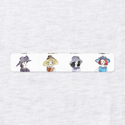 Aquarelles MatisseFashion Fer sur Étiquette (Design 2)