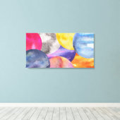 Aquarelles modernes et colorées toile étirée Impre (Insitu (Plancher de Bois))
