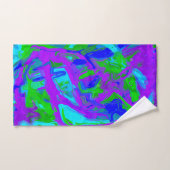Aquarelles Peacock Abstraites (Serviette à main)