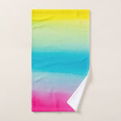Aquarelles Rainbow (Serviette à main)