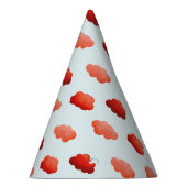 Aquarelwolken Feesthoedjes (Rechts)