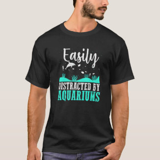 Aquaria Afleidbaar Vistank Vissen T-shirt