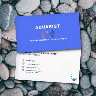 Aquariaan - Vis en koraal Visitekaartje