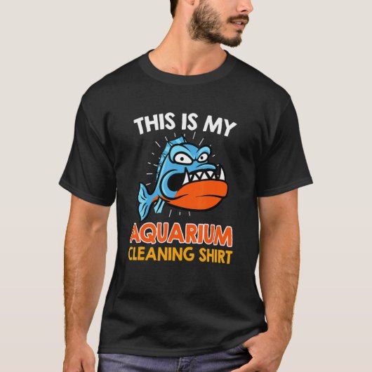 Aquarist Aquarium Cleaning T-shirt (Voorkant)