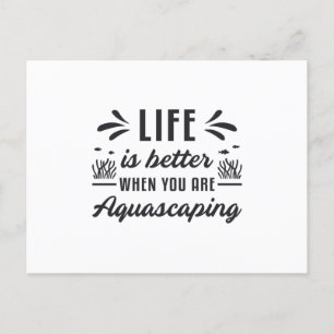 Aquarist Life is beter voor de watervangst van gra Briefkaart