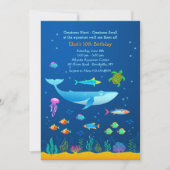 Aquarium Adventure Invitation (Devant)