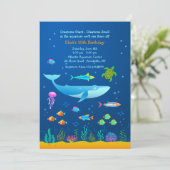 Aquarium Adventure Invitation (Debout devant)