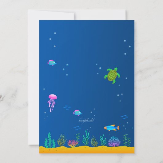 Aquarium Adventure Invitation (Dos)