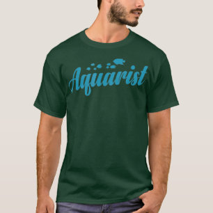 Aquarium Aquarist Blue Mooi T-shirt