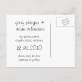 Aquarium Bewaar de datum Aankondigingskaart (Achterkant)