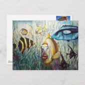Aquarium Briefkaart (Voorkant / Achterkant)