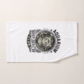 Aquarium Chat de mer profond Graphique de chat drô (Serviette à main)